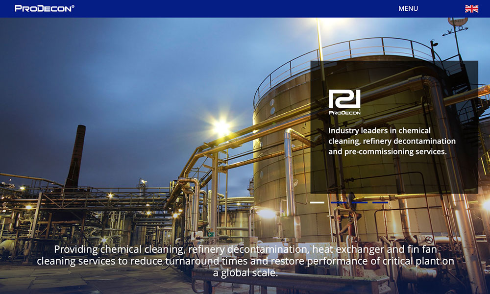 We were commistioned by ProDecon to build their new website advertising their services. The website was designed and developed by Liquidigloo Limited in Congleton, Cheshire.